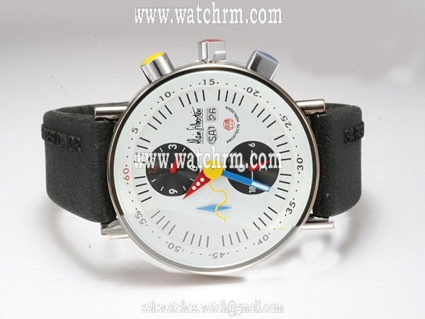 Alain Silberstein Klassik Krono Bauhaus Krono B2 Black Storm Automatic 40mm Mens Watch