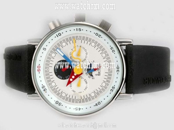 Alain Silberstein Klassik Krono Bauhaus Krono Bauhaus 2 Titane 40mm White Dial Automatic Watch