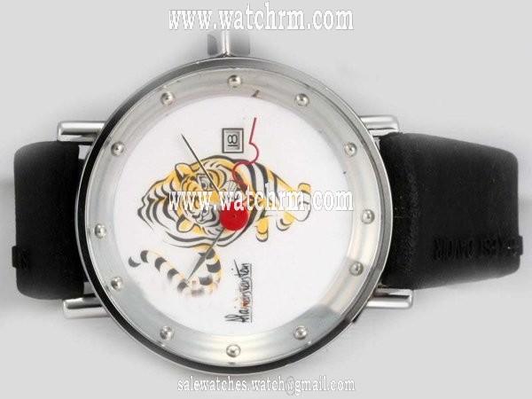Alain Silberstein Rondo Dots O50501 Stainless Steel Case 40mm Watch