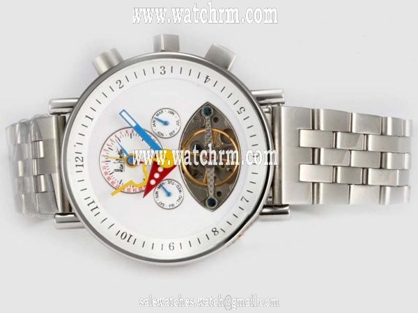 Alain Silberstein Tourbillon D art Tourbillon Cuir Tricolor 2 Mens Automatic 40mm Watch