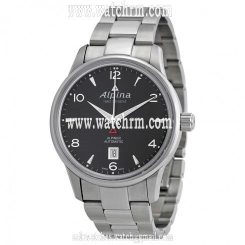 Alpina Alpiner Automatic Black Dial Stainless Steel Men's Watch AL-525B4E6B