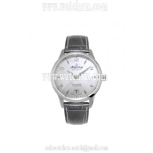 Alpina Comtesse Automatic White Mother of Pearl Dial Ladies Watch AL-525APW3C6