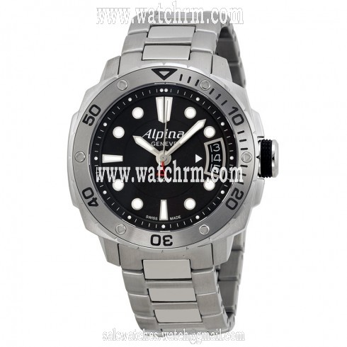 Alpina Diver 300 Lady Black Dial Stainless Steel Watch 240LB3V6B