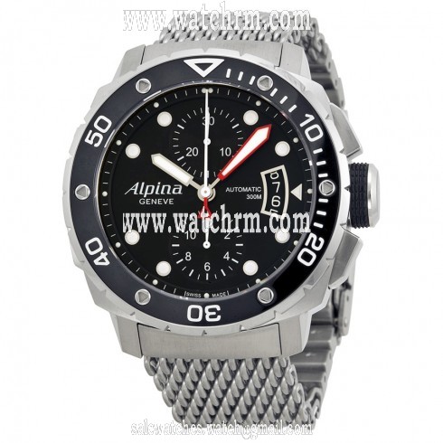 Alpina Extreme Diver 300 Black Dial Chronograph Men's Watch 725LB4V26B2