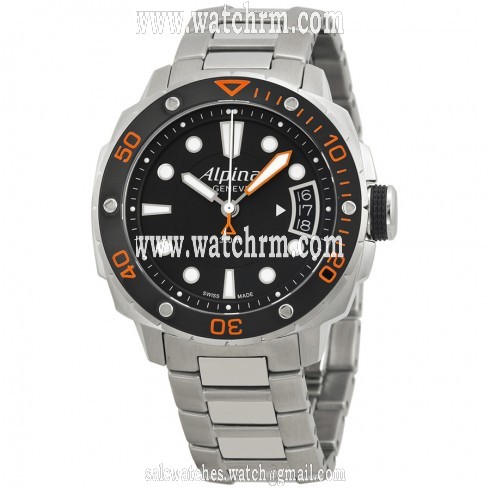 Alpina Extreme Diver 300 Black Dial Steel Bracelet Ladies Watch AL240LBO3V6B
