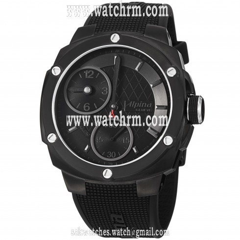 Alpina Extreme Regulator Mechanical Black Dial Rubber Men's Watch AL650LG5FBAE6O