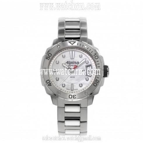 Alpina Seastrong Mother-of-Pearl Dial Stainless Steel Watch 240LSD3V6B