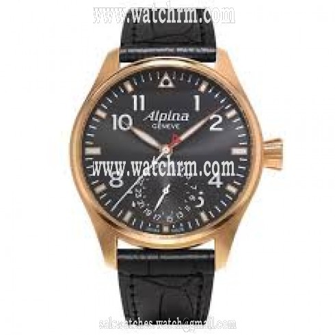 Alpina Startimer Pilot Black Dial Men's Watch AL-710B4S9