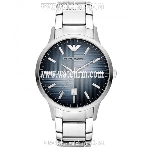 Armani Classic Blue Textured Dial Men's Watch AR2472