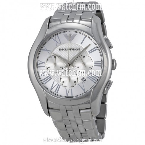 Armani Classic Chronograph Silver Dial Stainless Steel Men's Watch AR1702