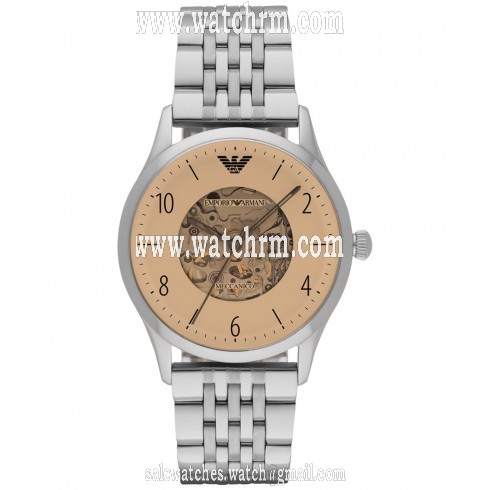 Armani Dress Beige Dial Men's Stainless Steel Watch AR1922