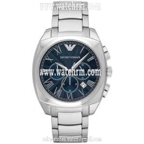 Armani Dress Blue Dial Men's Chronograph Watch AR1938