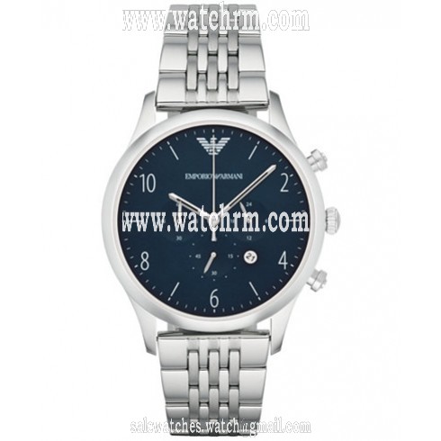 Armani Dress Blue Dial Men's Chronograph Watch AR1942