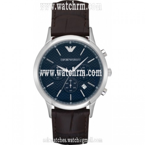 Armani Dress Blue Dial Men's Chronograph Watch AR2494