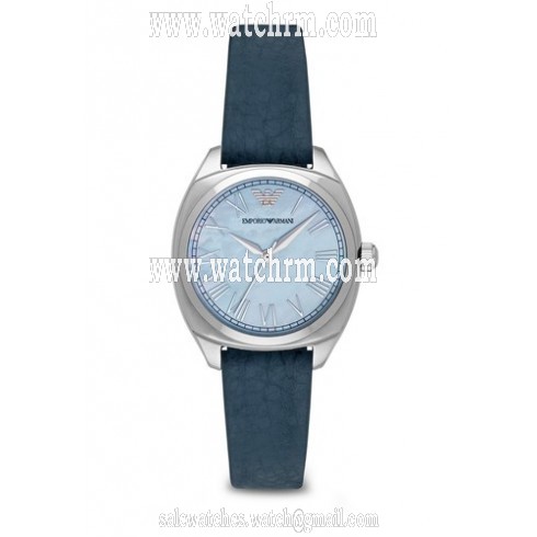 Armani Dress Blue Mother Of Pearl Dial Ladies Watch AR1953