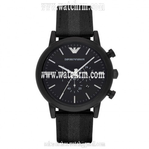 Armani Luigi Black Dial Men's Chronograph Watch AR1948