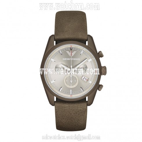 Armani Sportivo Silver Dial Men's Chronograph Watch AR6076