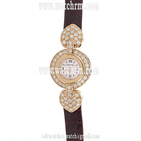 Audemars Piget White Dial 18K Rose Gold Diamond Ladies Watch 67118OR.ZZ.A009XX.01