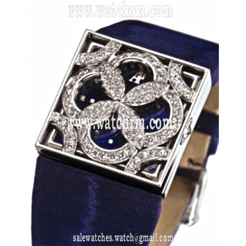 Audemars Piguet Danae Blue Dial Diamond Satin Ladies Watch 67487BCZZA023MR01