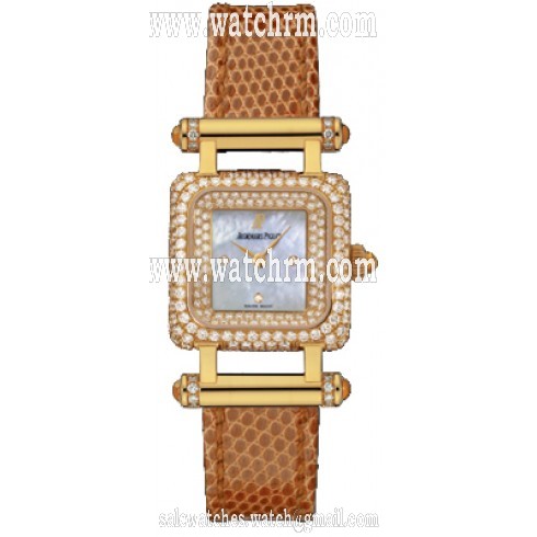 Audemars Piguet Deva Quartz Diamond Mother of Pearl Yellow Gold Ladies Watch 67421BA.ZZ.A081LZ.01