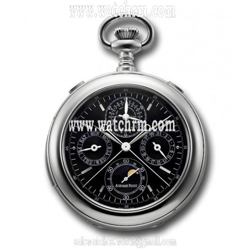 Audemars Piguet Exceptional Pieces Grande Complication Manual Wind Platinum Pocket Watch 25701PT.OO.0000XX.03