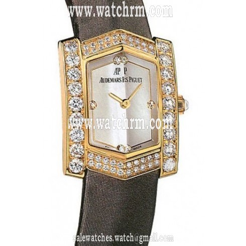 Audemars Piguet Facettes Diamond 18 kt Yellow Gold Ladies Watch 67491BA.ZZ.A080SU.01