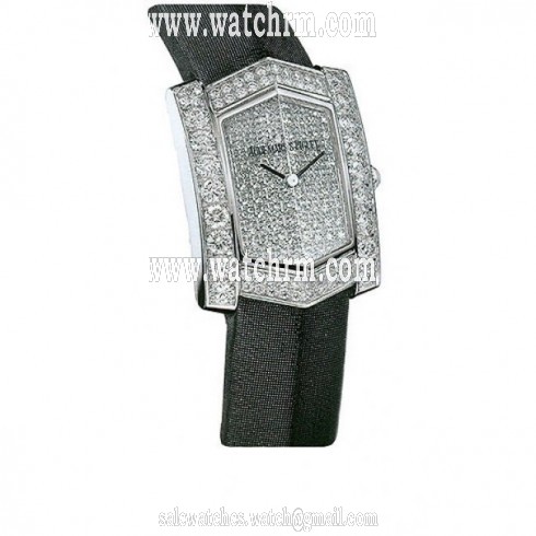 Audemars Piguet Facettes Diamond Pave 18 kt White Gold Ladies Watch 67491BC.ZZ.A004SU.01