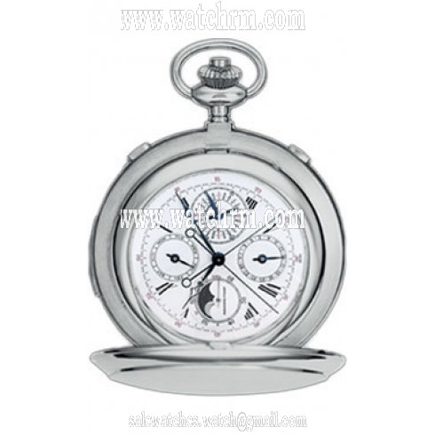 Audemars Piguet Grand Complication White Dial Pocket Watch 25712PTOO0000XX01