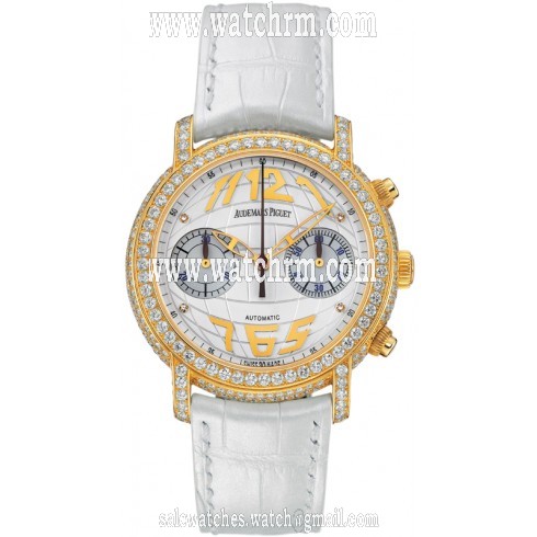 Audemars Piguet Jules Audemars Automatic Chronograph Diamond Yellow Gold Ladies Watch 26037BA.ZZ.D014CR.01.A