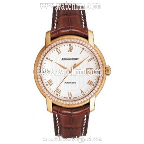Audemars Piguet Jules Audemars Automatic Diamond Bezel Rose Gold Men's Watch 15140OR.ZZ.A088CR.01