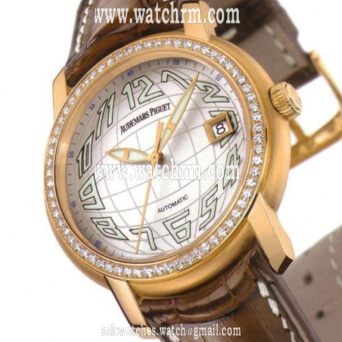 Audemars Piguet Jules Audemars Automatic Diamond Bezel Rose Gold Men's Watch 15140OR.ZZ.A088CR.02