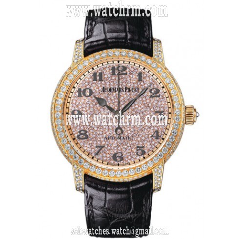 Audemars Piguet Jules Audemars Automatic Diamond Pave Rose Gold Men's Watch 15159OR.ZZ.D002CR.01