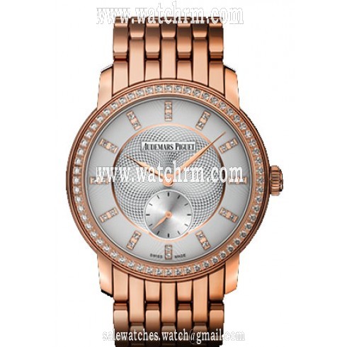 Audemars Piguet Jules Audemars Diamond Manual Wind Rose Gold Ladies Watch 77251OR.ZZ.1270OR.01
