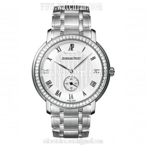 Audemars Piguet Jules Audemars Diamond Manual Wind White Gold Men's Watch 15156BC.ZZ.1229BC.01