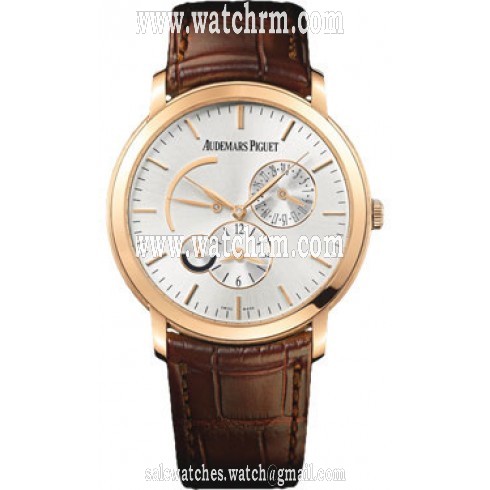 Audemars Piguet Jules Audemars Dual Time Silver Dial Automatic Men's Watch 26380OROOD088CR01
