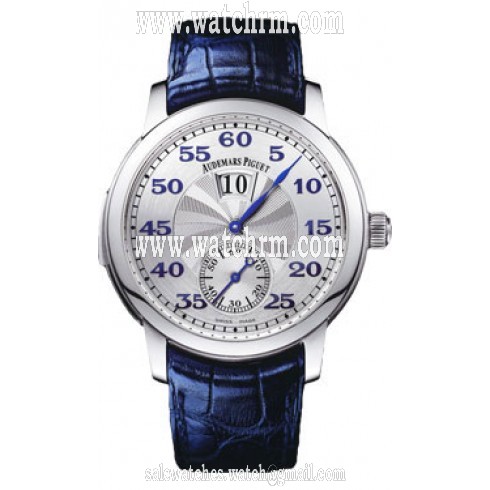 Audemars Piguet Jules Audemars Jumping Hour Silver Dial Platinum Men's Watch 26151PTOOD028CR02