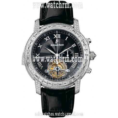 Audemars Piguet Jules Audemars Minute Repeater Diamond Tourbillon Chronograph Men's Watch 26118BC.ZZ.D002CR.01