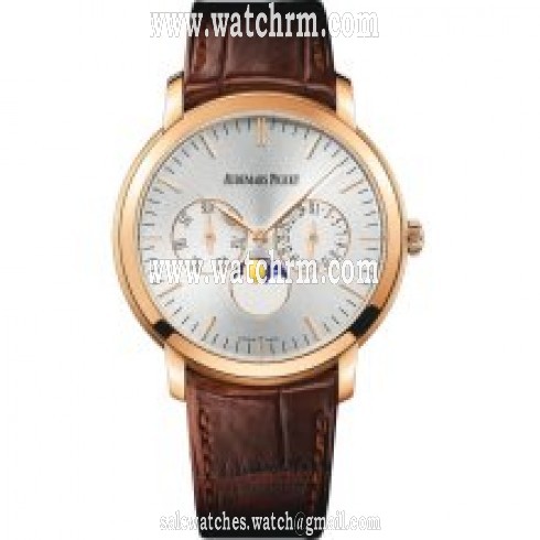 Audemars Piguet Jules Audemars Moonphase Silver Dial Men's Watch 26385OROOA088CR01