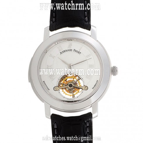 Audemars Piguet Jules Audemars Silver Dial 18kt White Gold Men's Watch 25858BCOOD002CR02