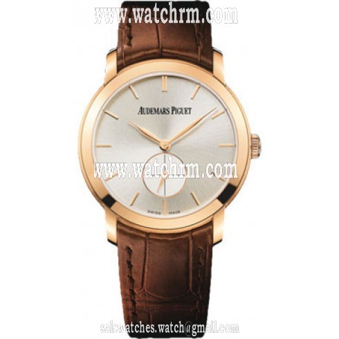 Audemars Piguet Jules Audemars Small Seconds Silver Dial Ladies Watch 77238OROOA