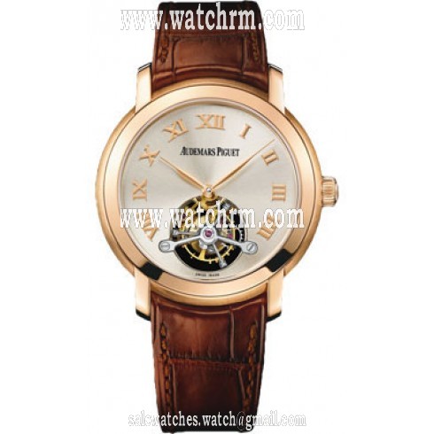 Audemars Piguet Jules Audemars Tourbillion 18 kt Rose Gold Men's Watch 26561OR.OO.D088CR.01