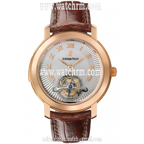 Audemars Piguet Jules Audemars Tourbillon Minute Repeater Rose Gold Men's Watch 26072OR.OO.D088CR.01