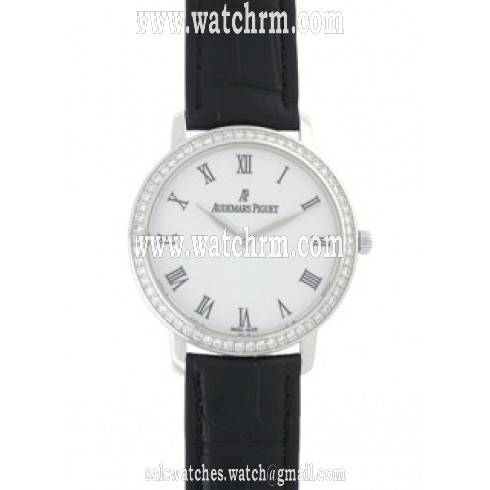 Audemars Piguet Jules Audemars White Dial 18K White Gold Ladies Watch 15133BC.ZZ.A001CR.01