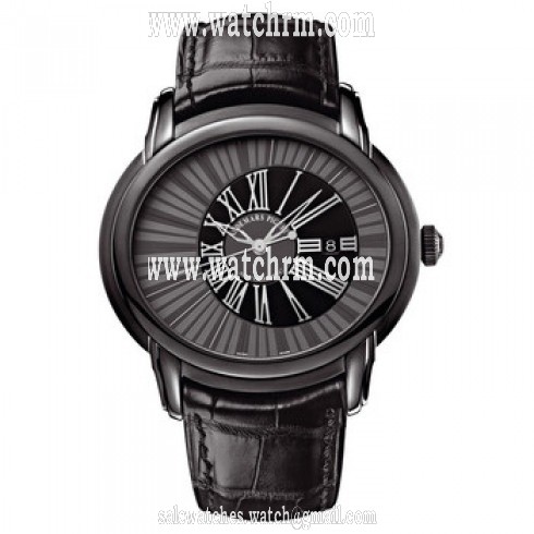Audemars Piguet Milenary Quincy Jones Black Dial Men's Watch 15161SNOOD002CR01