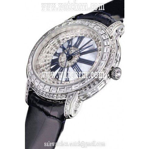 Audemars Piguet Millenary Automatic Baguette-Cut Diamond Ladies Watch 77306BC.ZZ.D025SU.01