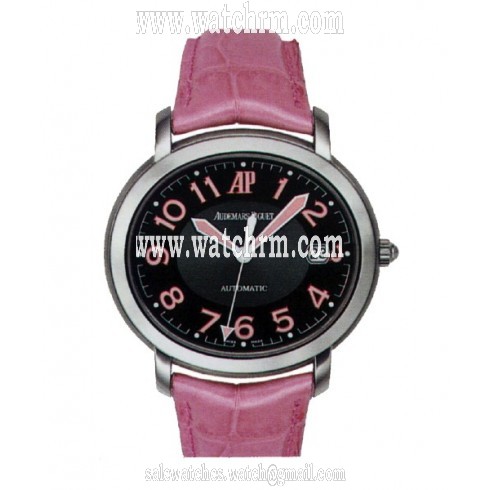 Audemars Piguet Millenary Automatic Black Dial Stainless Steel Ladies Watch 77216ST.OO.D078CR.01