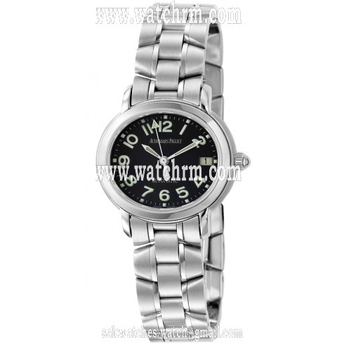 Audemars Piguet Millenary Automatic Black Dial Stainless Steel Ladies Watch 79349ST.OO.1136ST.03