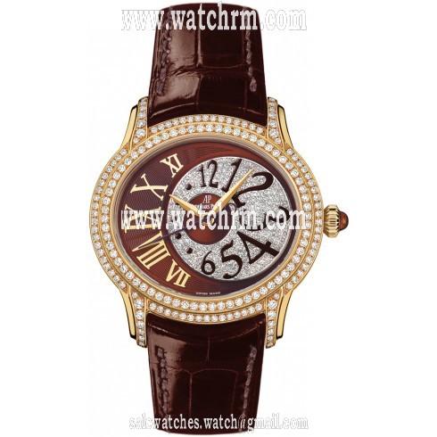 Audemars Piguet Millenary Automatic Diamond 18 kt Yellow Gold Ladies Watch 77302BA.ZZ.D094CR.01