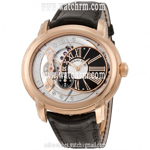 Audemars Piguet Millenary Automatic Skeleton Dial Men's Watch 15350OR.OO.D093CR.01777