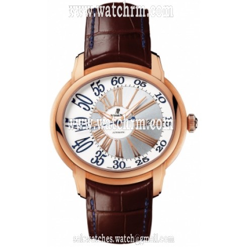 Audemars Piguet Millenary Automatic White Dial 18 kt Rose Gold Men's Watch 15320OR.OO.D093CR.0